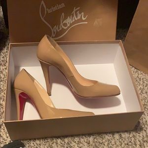 Christian Louboutin nude heels